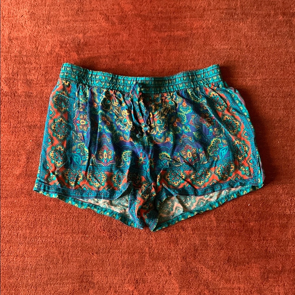 Colorful Patterned Women's Shorts